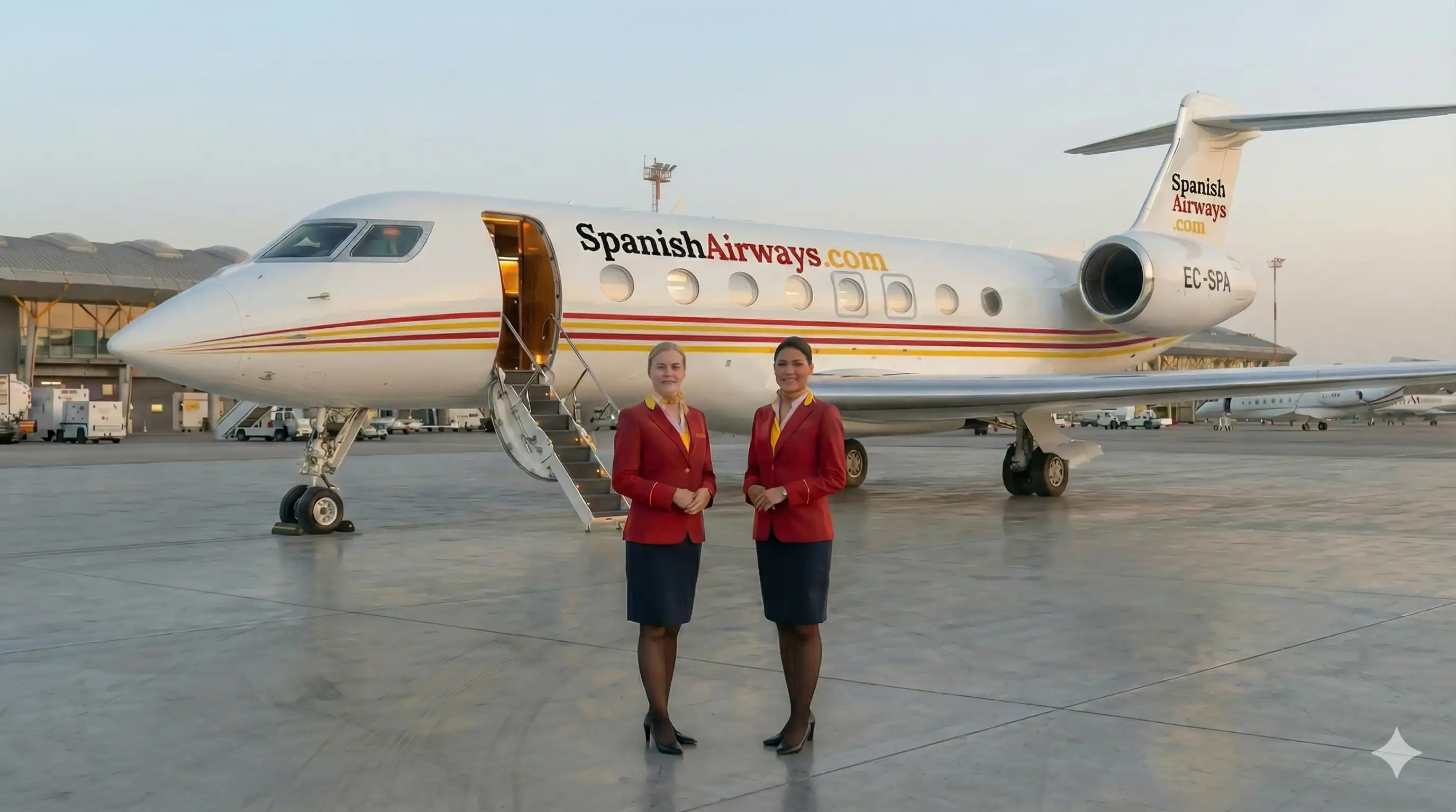 Private Jet Landing Ibiza